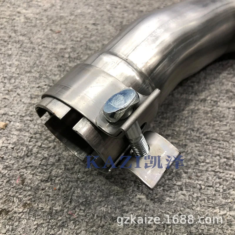 CISANG Suit for the Rear Accessories Drum of Tail Sleeve Exhaust Pipe Muffler with Square Mouth and Four Outlet Notail Pipes