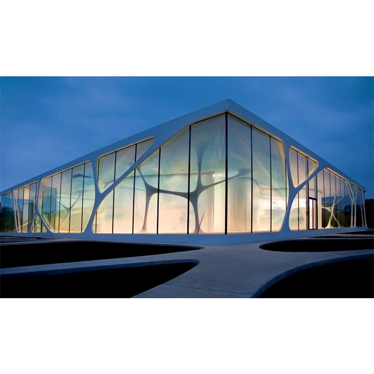 Алюминиевая рама внешняя облицовочная фасадная конструкция под заказ пауковые конструкции стеклянные занавески стеклянная панель