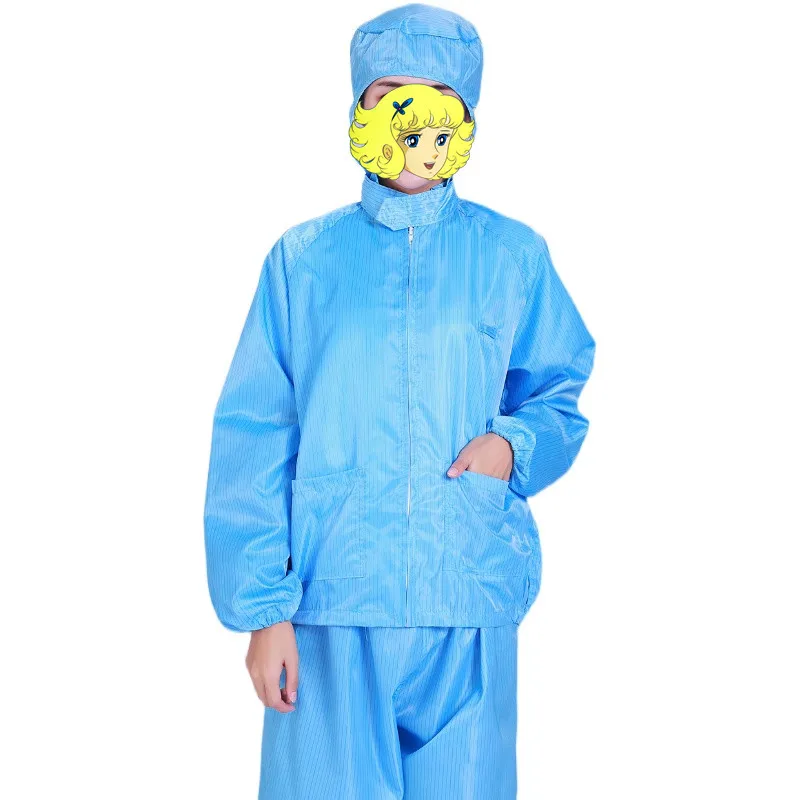 Made In China Blue White pink green yellow ESD Protection Clean Room Uniform Suit Wholesale