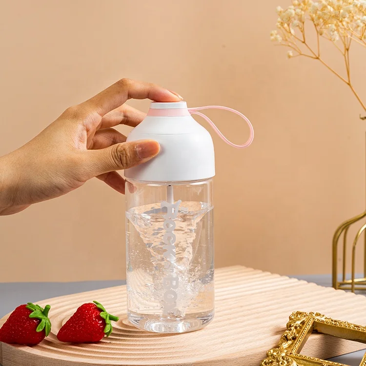 Customize Logo BPA Free Plastic Gym Fitness Healthy Care Powder Mixer Electric Mixing Bottle Protein Shaker