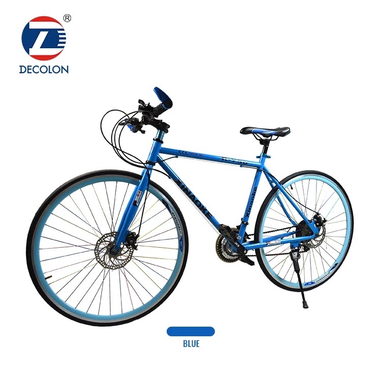 
Factory Direct Stock Bicycle 26 Inch 21 Speed Double Disc Brake Man Bicycle Twitter Road Bike 700c Road Bike 