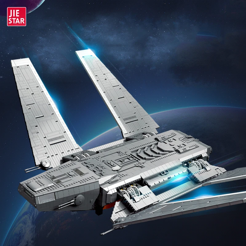 JIESTAR Adult Challenging 4533 Pcs Space Cargo Shuttle Model Building Block Toy For Star-Wars Lover Boy Girls Gift Set