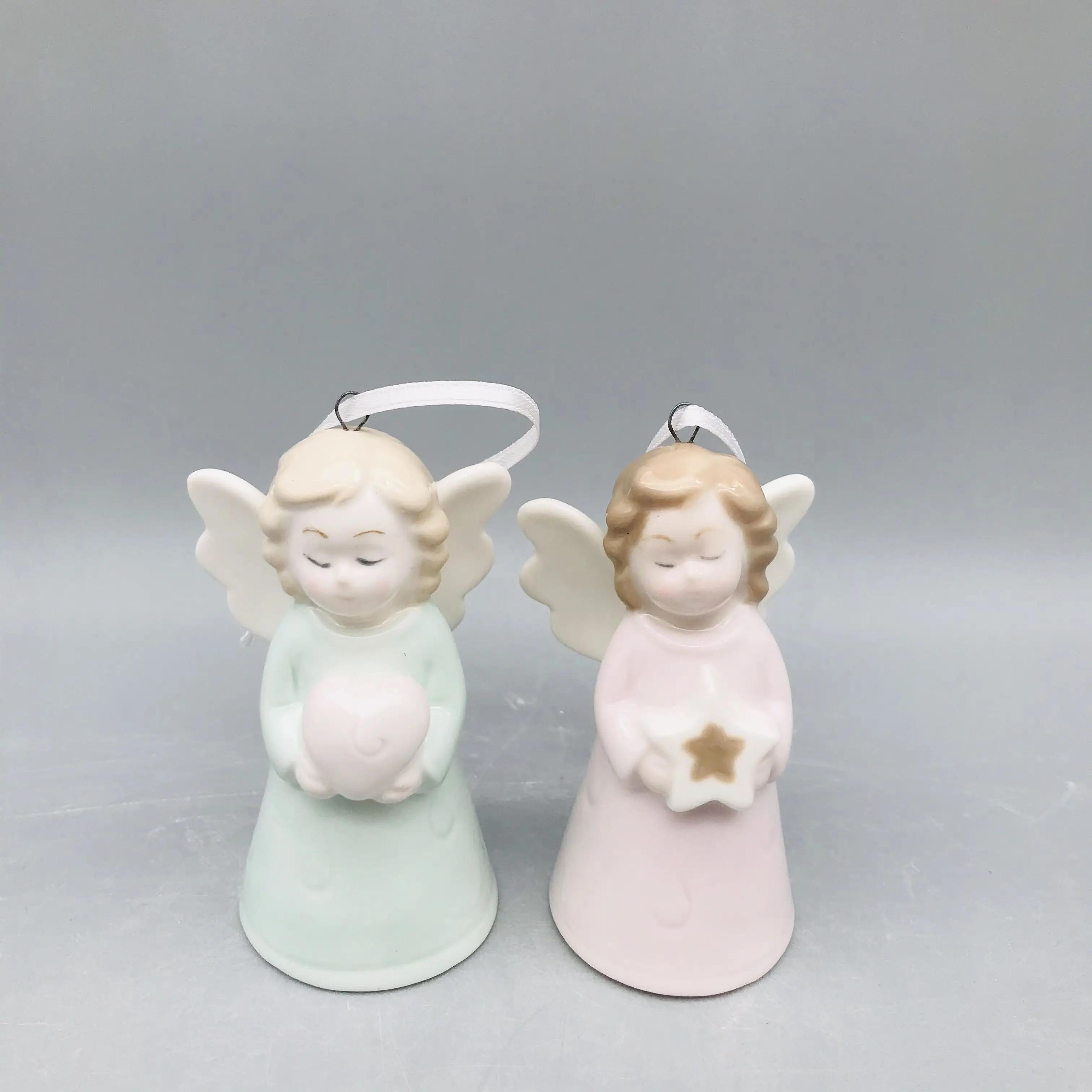 New model cute ceramic hanging painting angel ornaments