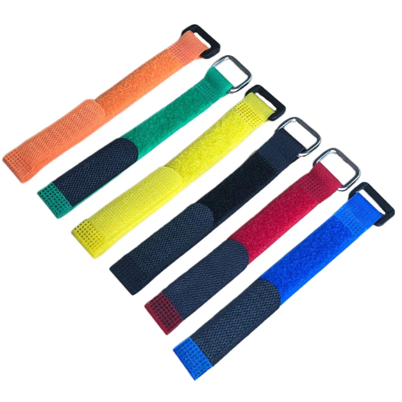 Wholesale Custom Reusable Sizes Colorful Nylon Self-locking Wire Hook And Loop Aable Ties/cable Straps