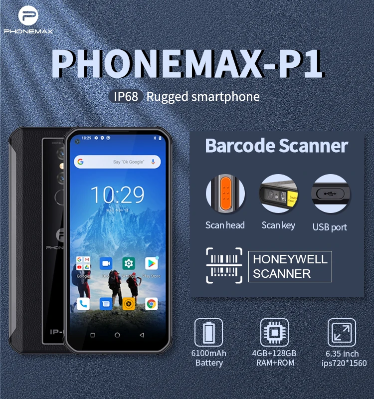 2022 New Unlocked rugged phones and water proof phones with Dual SIM Card IP68 Original Unlock Android10 4GB +128GB 8+21MP