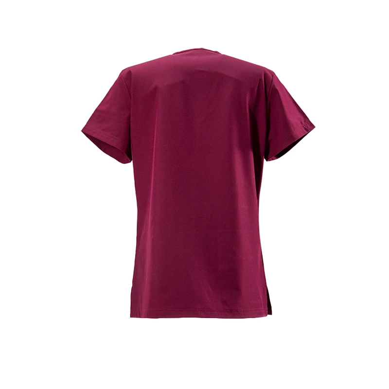 Hot Sale Custom V-Neck Short Sleeved Surgical Suit Polyester Nursing Scrubs Uniforms Sets for Hospitals Available in M L Sizes