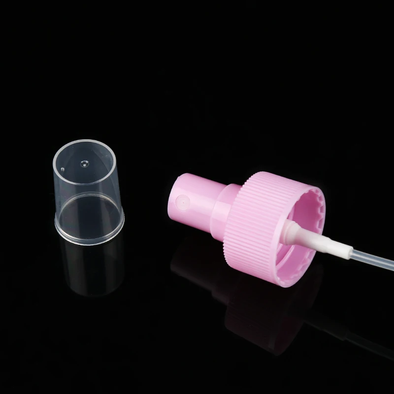 
Wholesale perfume spray pump plastic fine mist spray pump pink for bottle 