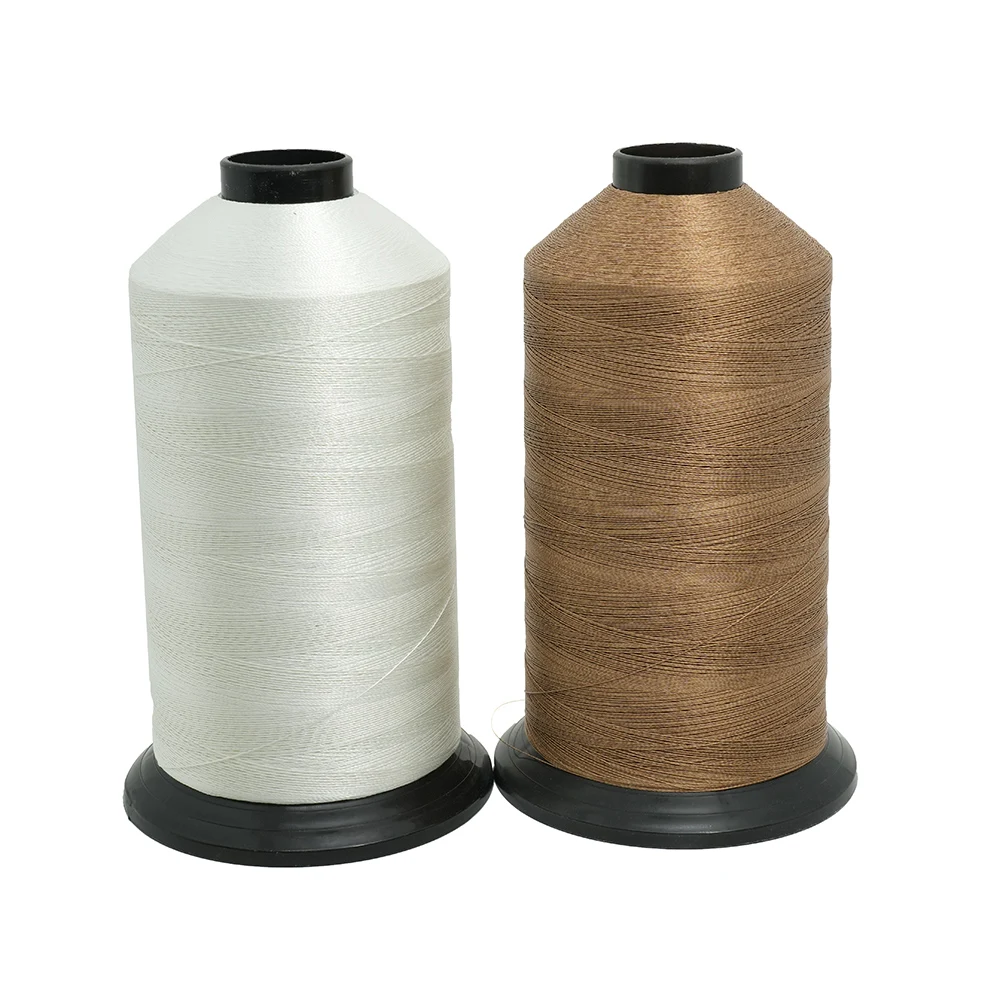 High temperature High silica PTFE coated glass fiber industrial bag sewing thread for heat preservation cover