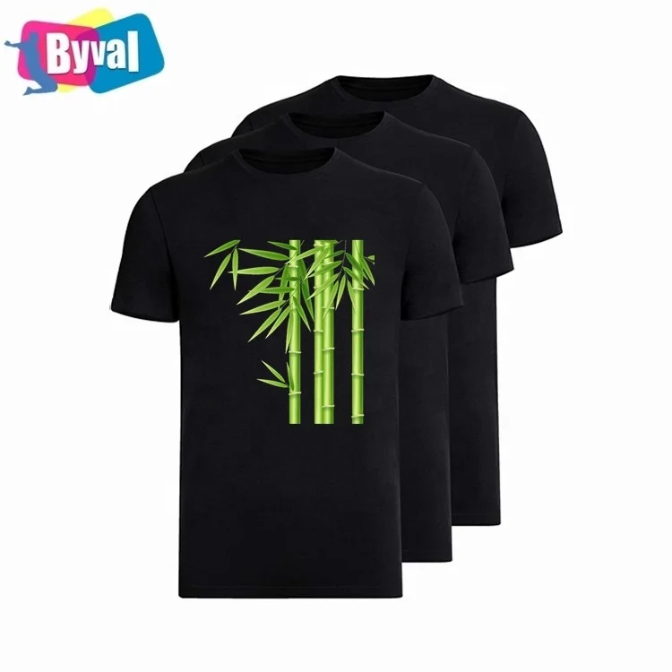 
Byval bamboo spandex t-shirts wholesale blank t shirt bamboo cotton undershirt for men and women 