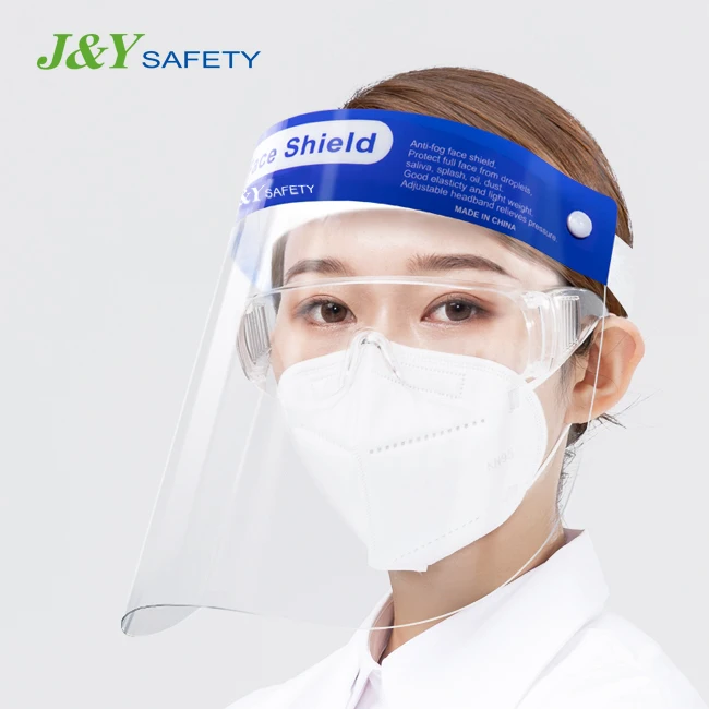 Wholesale Faceshield Transparent Disposable Face Sheilds Plastic Medical Protective Face Shield For Sale