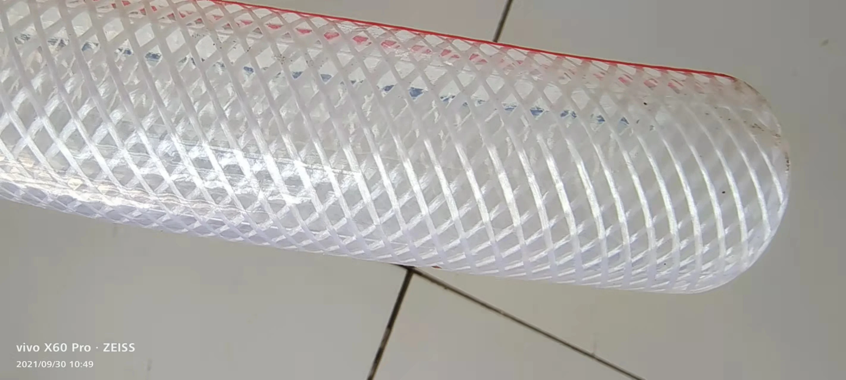 Non-toxic Plastic Fibre Reinforced Tube Braided PVC Hose PVC Transparent Hose