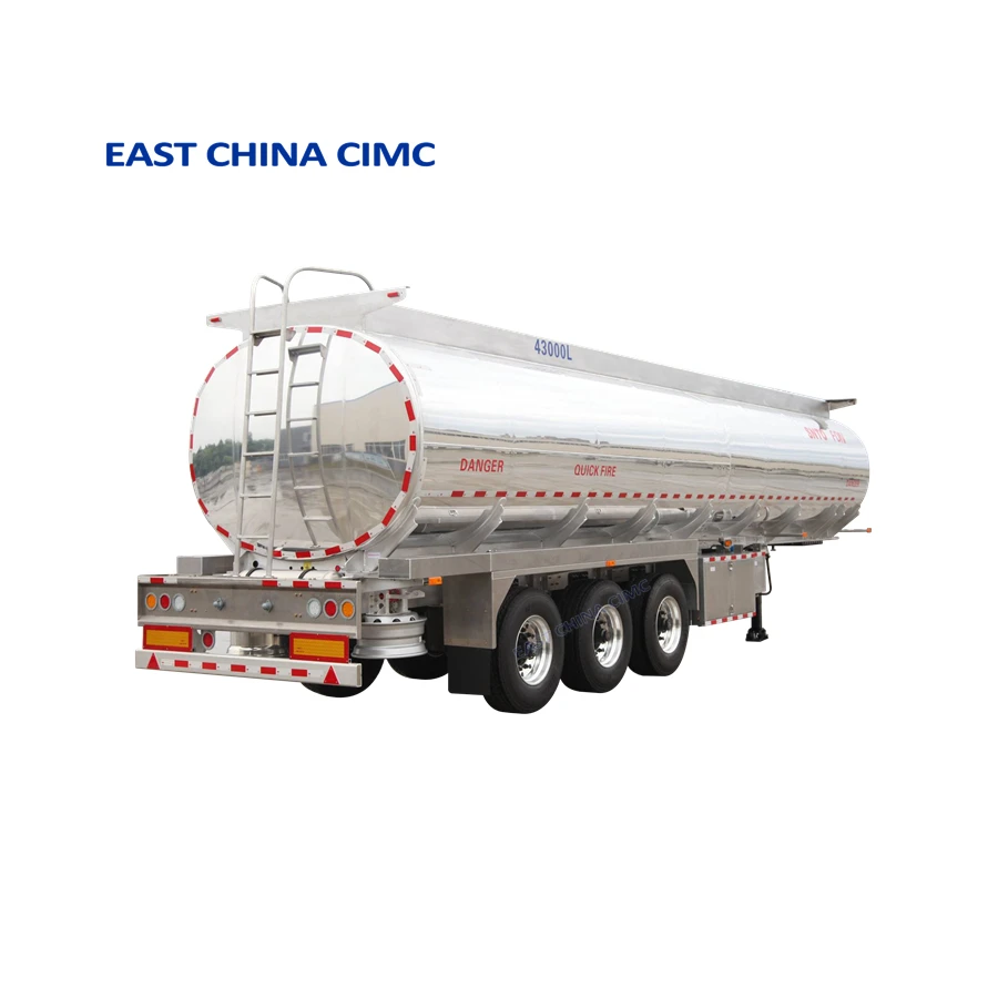 3 Axles 45000 Liters Milk Tank Trailer 12 Wheels Stainless Steel 316L Milk Tank Trailer for Food Grade Liquid