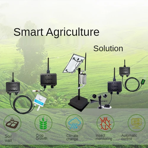 Умная сельскохозяйственная система LoRa LoRaWAN для решения Интернета вещей теплиц с почвой беспроводной пульт дистанционного контроля контроль