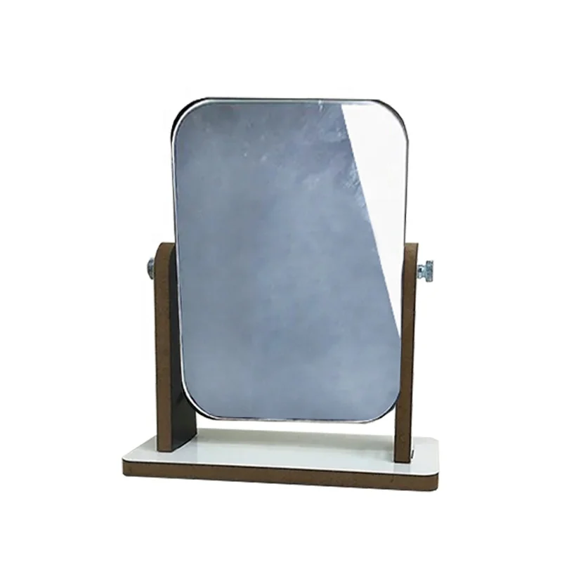 Customized Logo Cosmetic Mirror Design Printable Desktop Makeup Mirrors Sublimation Blank Vanity Mirror