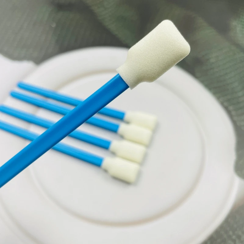 50 PCS Cleanroom Foam Swab Square Head Printhead Car Slot Clean Swab