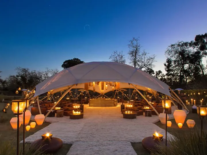 2023 geodesic activities outdoor large party arch tente exhibition advertising wedding decor geo dome shelter tent for events