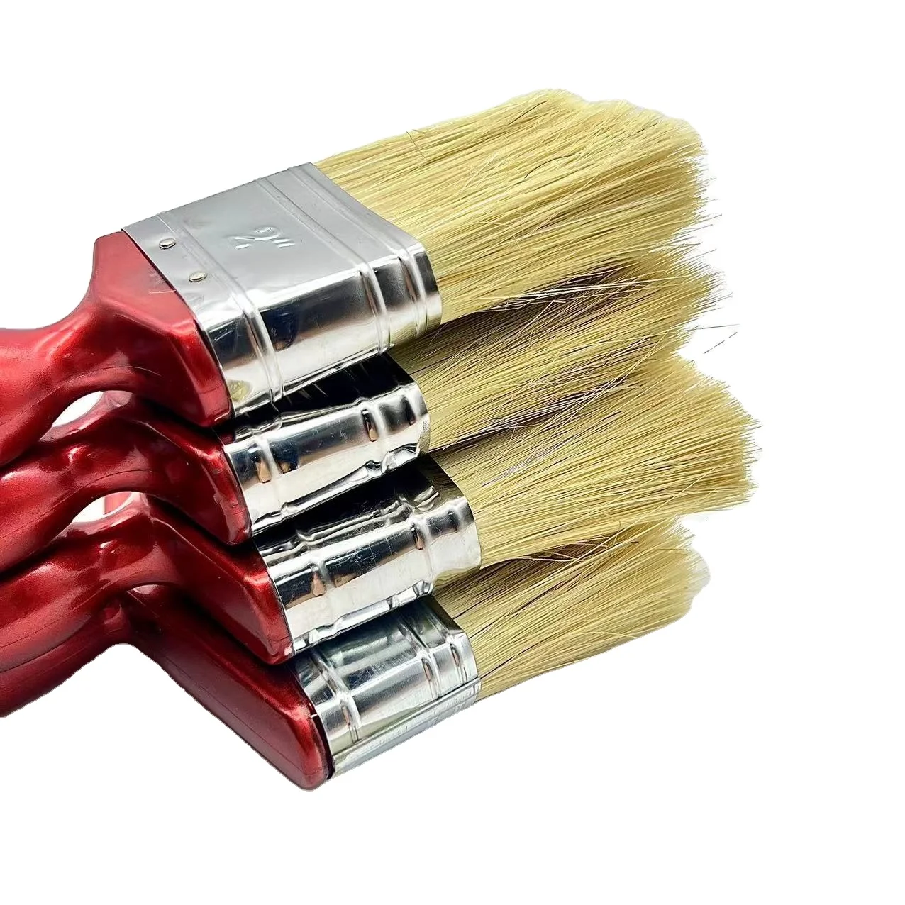 High quality plastic handle brush Wall Paint Brush Set With Natural Bristle Brush Manufacturer