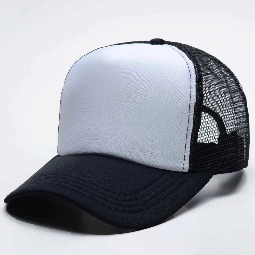Wholesale Mesh Trucker Hat Hip Hop Cotton Blank Casquette Baseball Custom Logo Print 5 Panel Embroidered Sports Caps