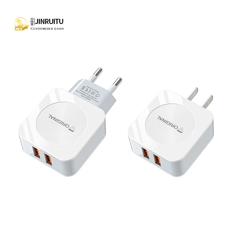 Новый высококачественный зарядный адаптер Портативный двойной Usb быстрое зарядное устройство для путешествий USA EU Plug зарядное устройство для iPhone для Samsung