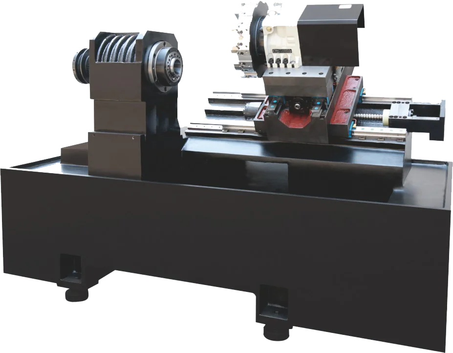 Precision Syntec System Cnc Combined Automatic Lathe Milling Machine 8 Stations Hydraulic Turret Slant Bed Lathe