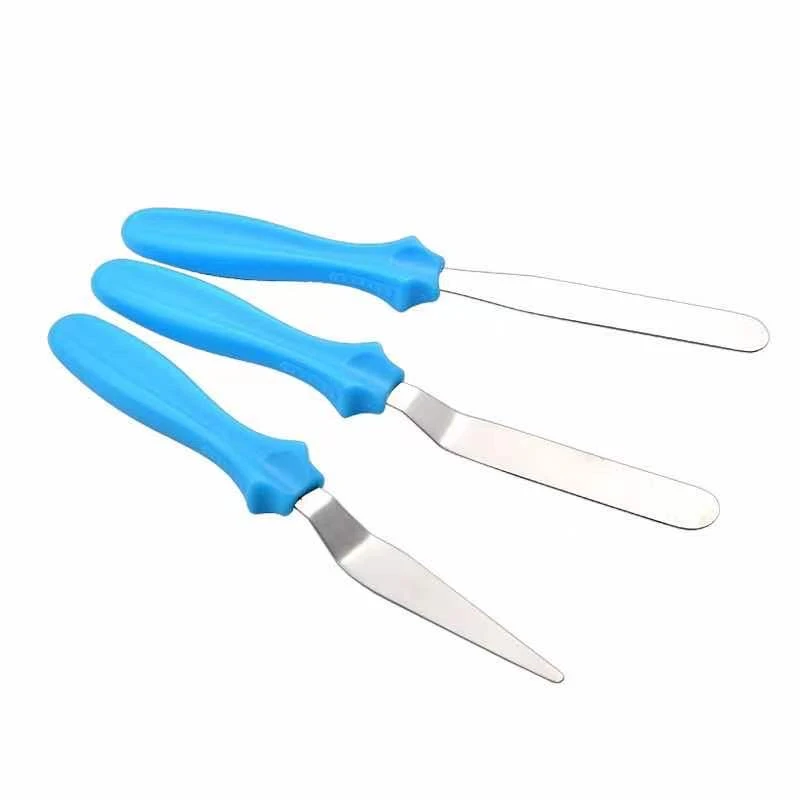 Hot Sell Three-piece Household Baking Tool Stainless Steel Butter Cake Decorating