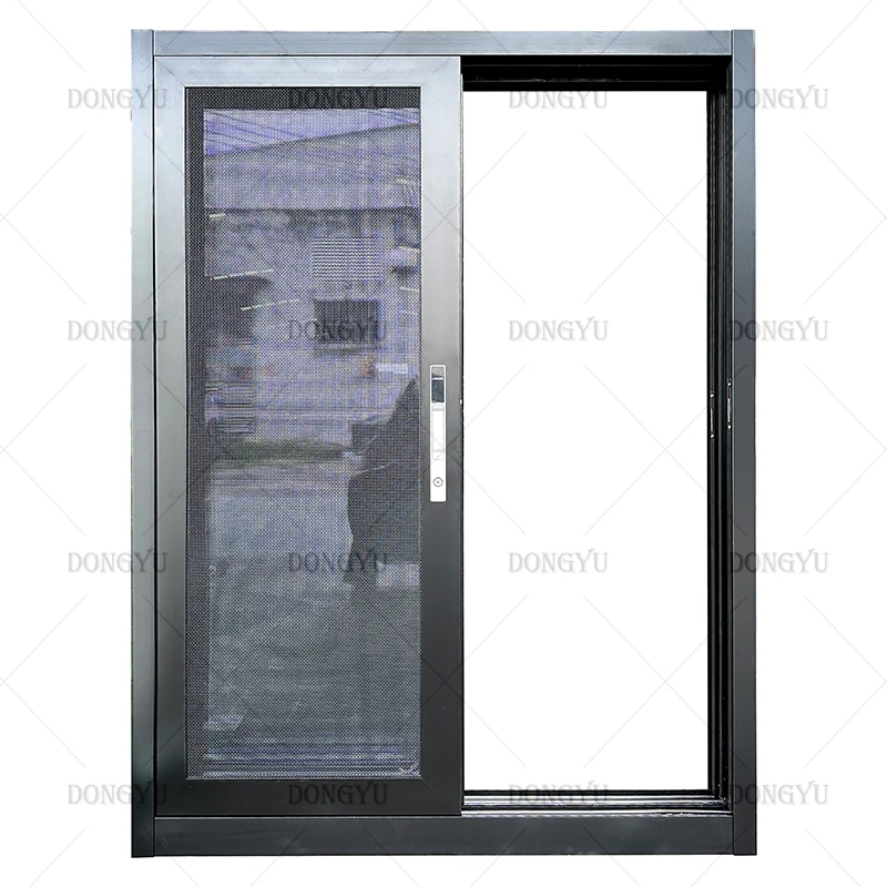 North America NFRC Florida Miami-Dade Noa Approved Hurricane Proof Impact Aluminum Tinted LOW-E  Glass Sliding Window
