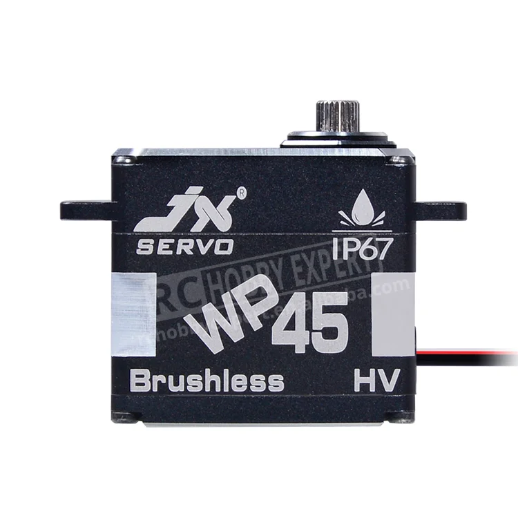  JX Servo WP45 45 кг полностью металлический IP67 Водонепроницаемый бесщеточный высококачественный сервопривод для радиоуправляемых хобби БПЛА робототехники и промышленного