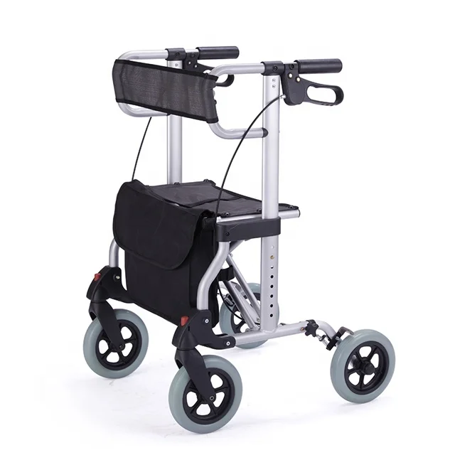 
Большая награда, 136 кг, вместительная сумка для покупок, держатель для тростника, спинка, легкий складной волшебный ролик для инвалидов 