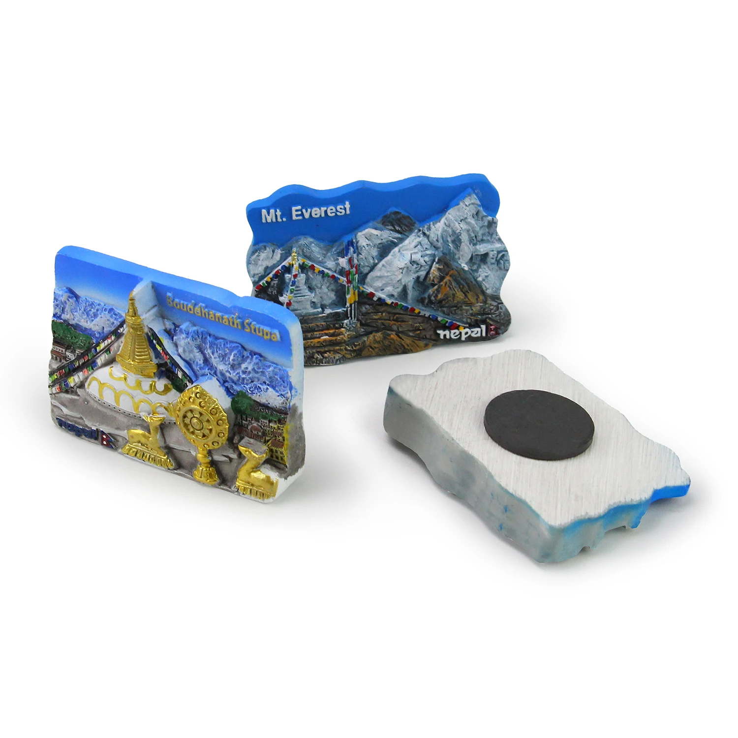 Custom Polyresin Souvenir City Magnet Puerto Rico Qatar Fridge Magnet