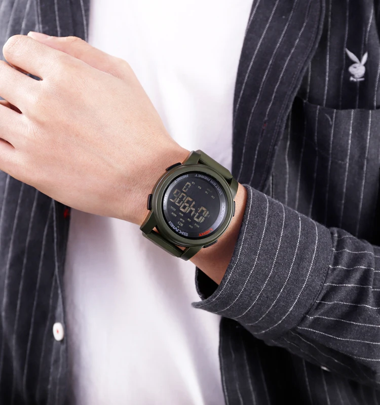 Harga jam tangan skmei 1469 мужские спортивные часы с силиконовым ремешком