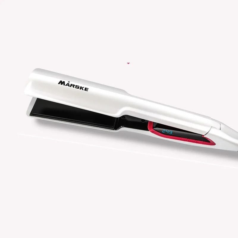 
480F PTC Ceramic Tourmaline LCD Display Titanium Plate Ionic Hair Straightener Curling Electric Flat Iron 