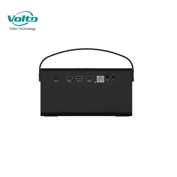 Портативные мультимедийные колонки 4k, мини-проекторы zoomer для мобильных смартфонов, внешние телевизоры 100000 мАч