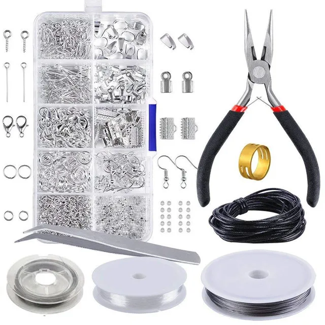 DIY Complete Accessories Pack Handmade Jewelry Accessories Opening Ring Nine Needle Positioning Beads Bead String Tool Set