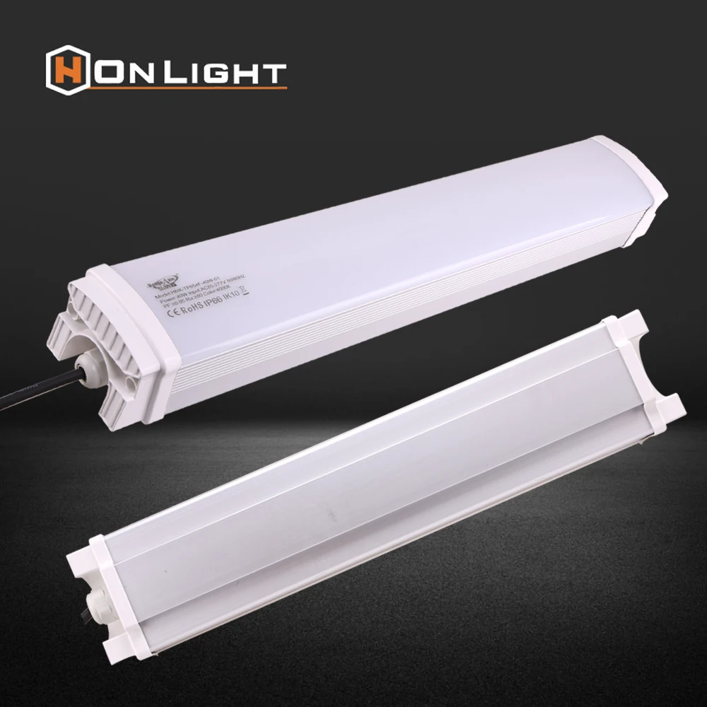 40W 60W high ceiling light fixture heat proof resistant led light fittings 5000lm high lumen led batten