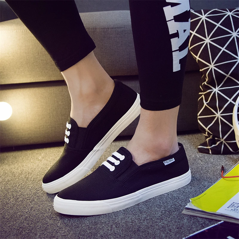 Spring Summer Men Fashion Canvas Gym Shoes Rubber Shoes for Women Canvas