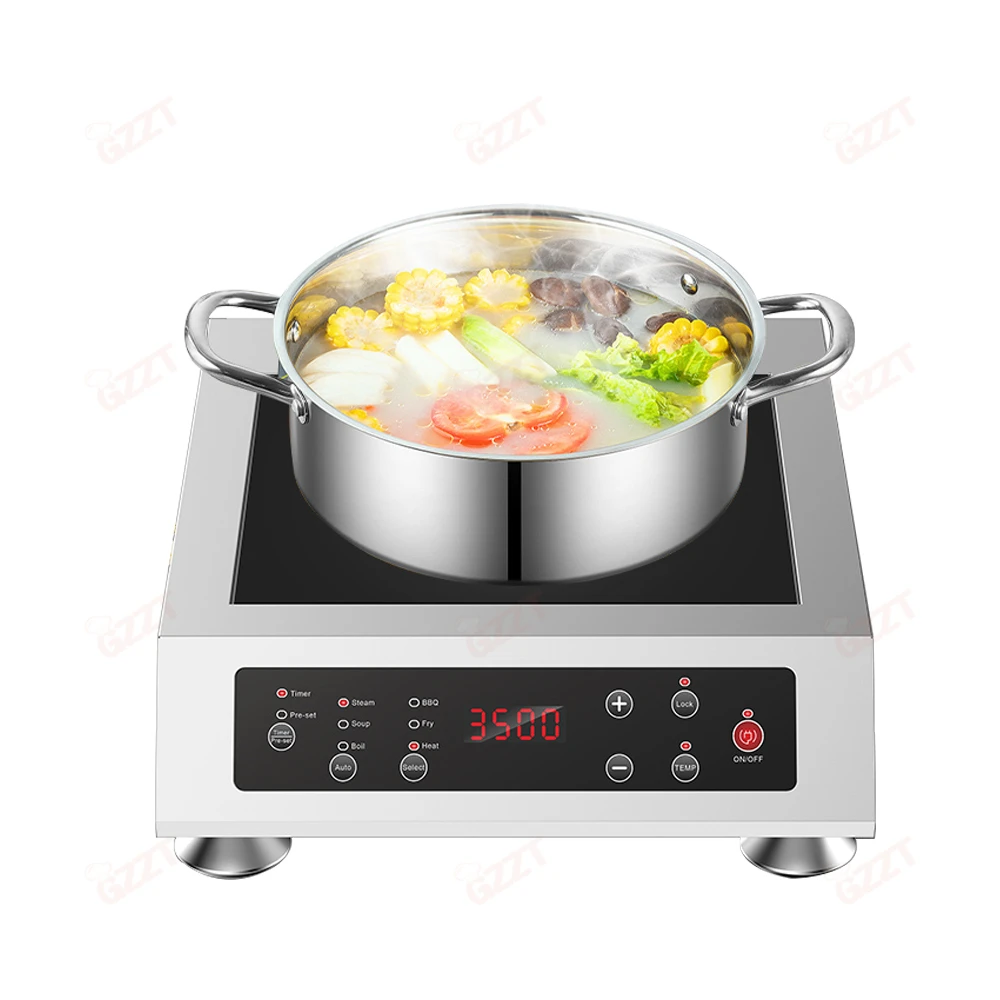 Electric Stove 3500w Electromagnetic Heating Induction Cooker With Button Control Panel Induction Stove 8 Power Level Adjustable