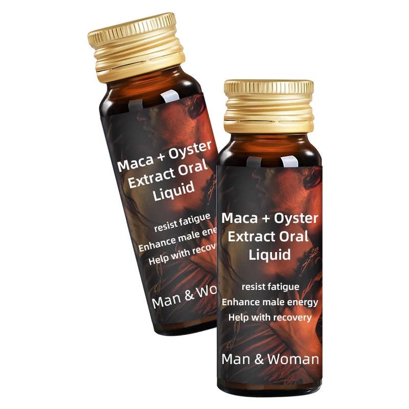 Own-brand Oyster Maca for Men Energy Support booster Vitamin for Men Strong Maca Root Health complex Drink Oral Liquid