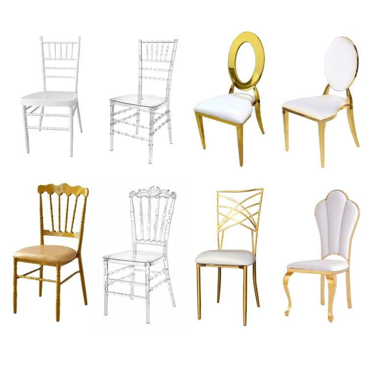 custom high quality acrylic resin or iron chiavari chair hotel event wedding stainless steel chairs