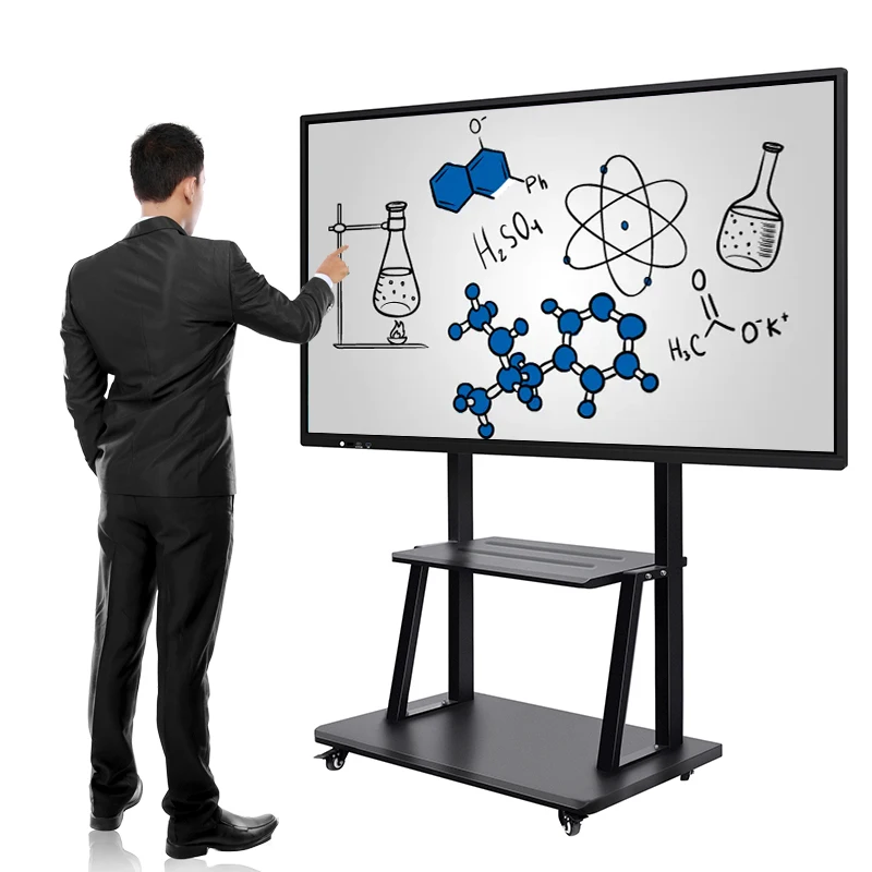 Умная интерактивная доска Smart Board с плоской панелью мультисенсорный экран веб-камера белая