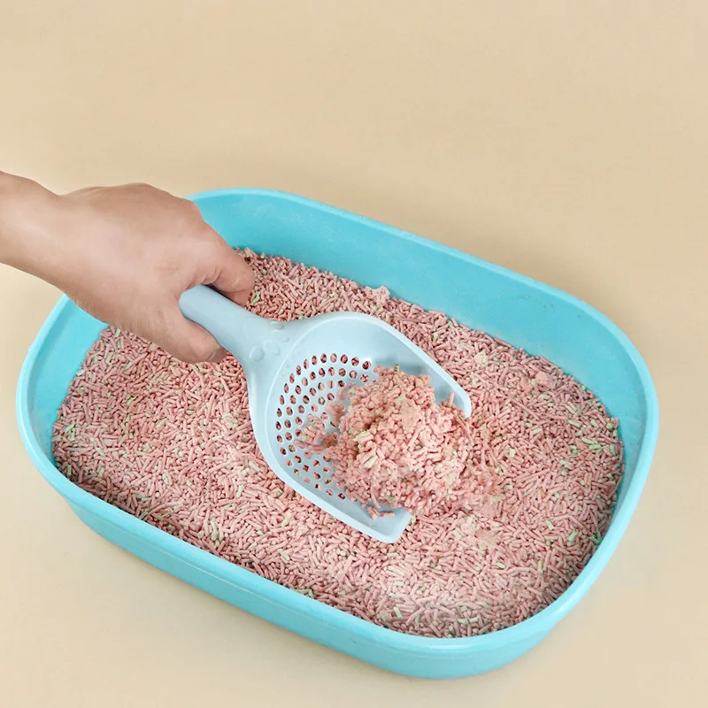 Choice Fun Three-Color Hole Shovel for Cats and Small Animals Plastic Pet Cleaning & Bathing Supplies for Cats and Dogs