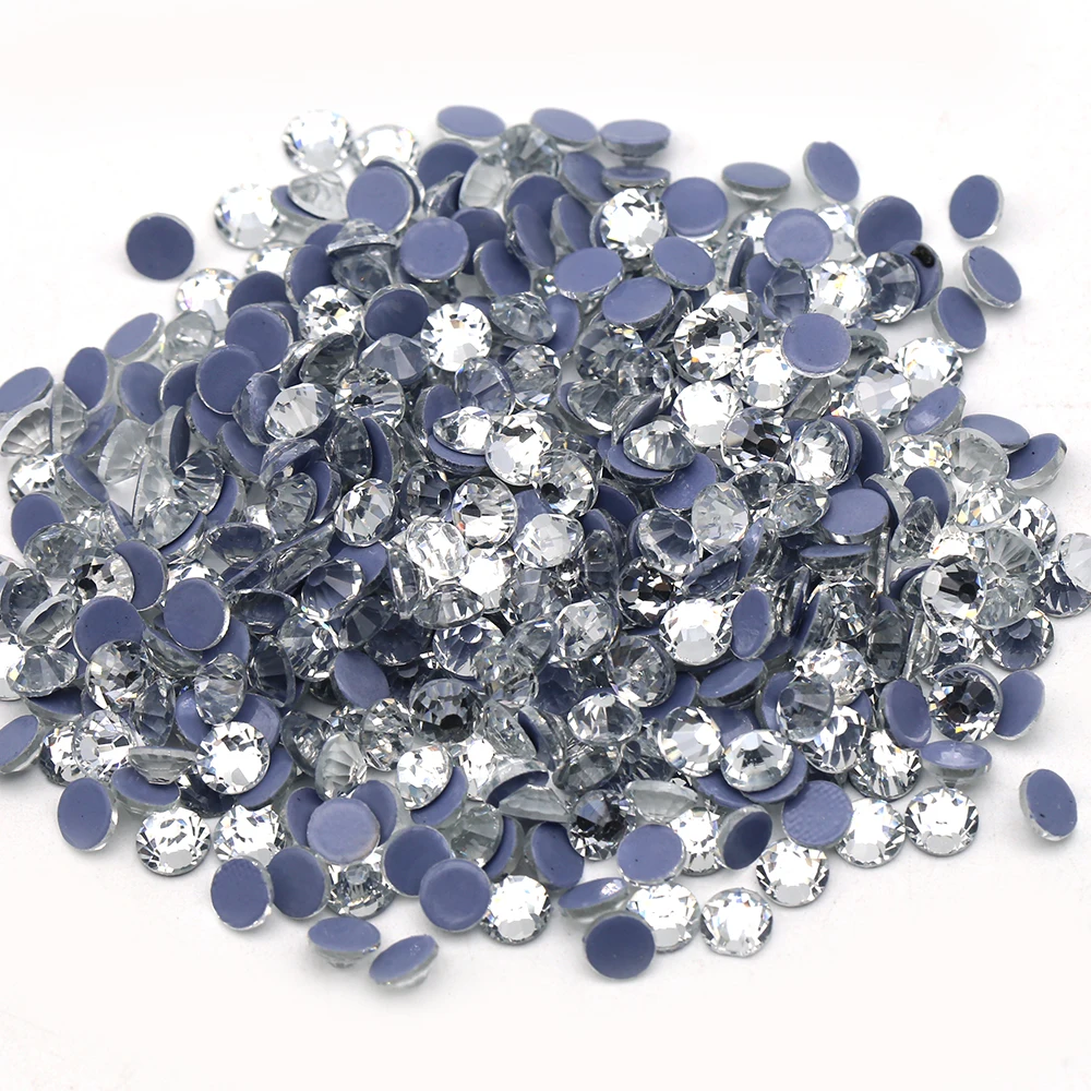 Pink Opal Flatback Ss34 Hot Fix Glass Stone Crystal Nail Rhinestones Bulk