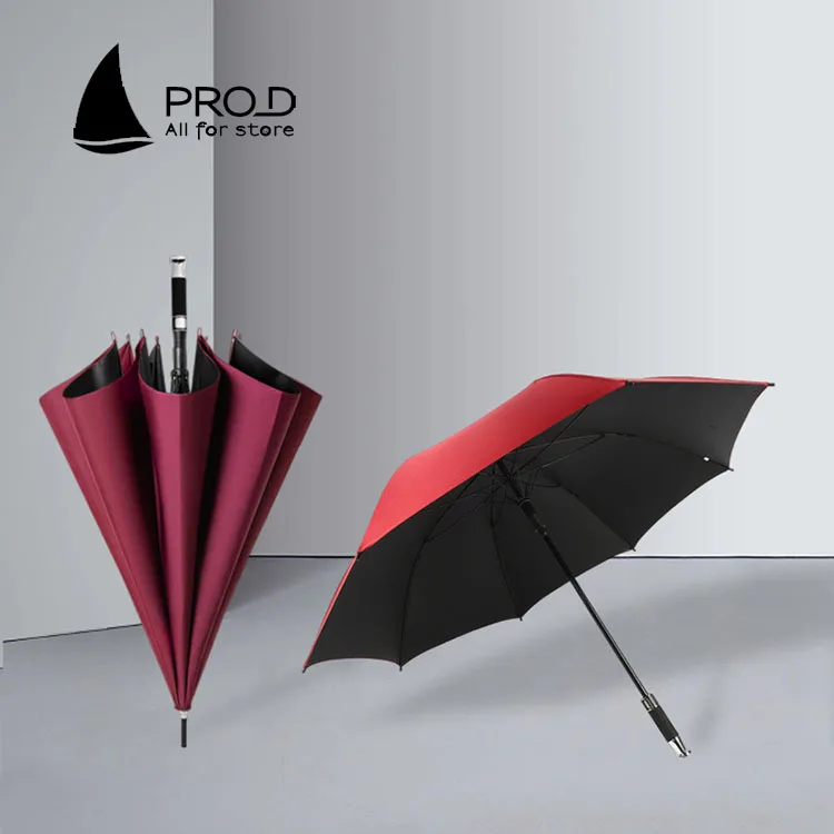 outdoor Self-folding Clear Umbrella vinyl sunshade Triple folding umbrella chinese umbrella