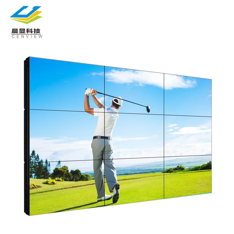 Custom lcd video wall display 49 inch, 40/42/46/49/50/55/58/65 inch ultra slim bezel lcd tv walls