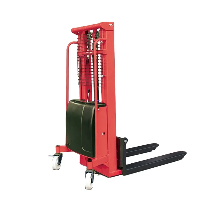 Reddot hot sale premium quality 1ton 1.5 ton 2 ton hydraulic semi electric pallet stacker