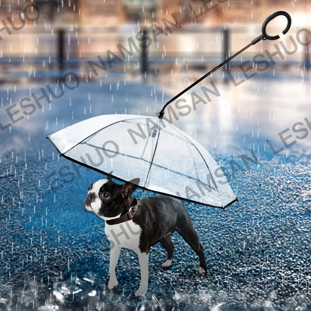 Hot Sale Folded Pet Umbrella Transparent Dog Umbrella
