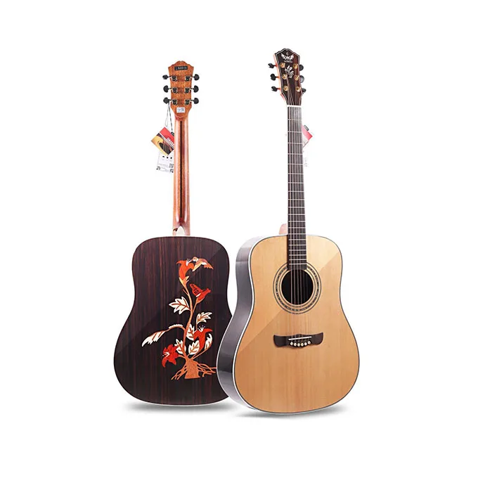 41 inch Caspar Guitar Solid Wood Veneer Guitar Support OEM Order Production