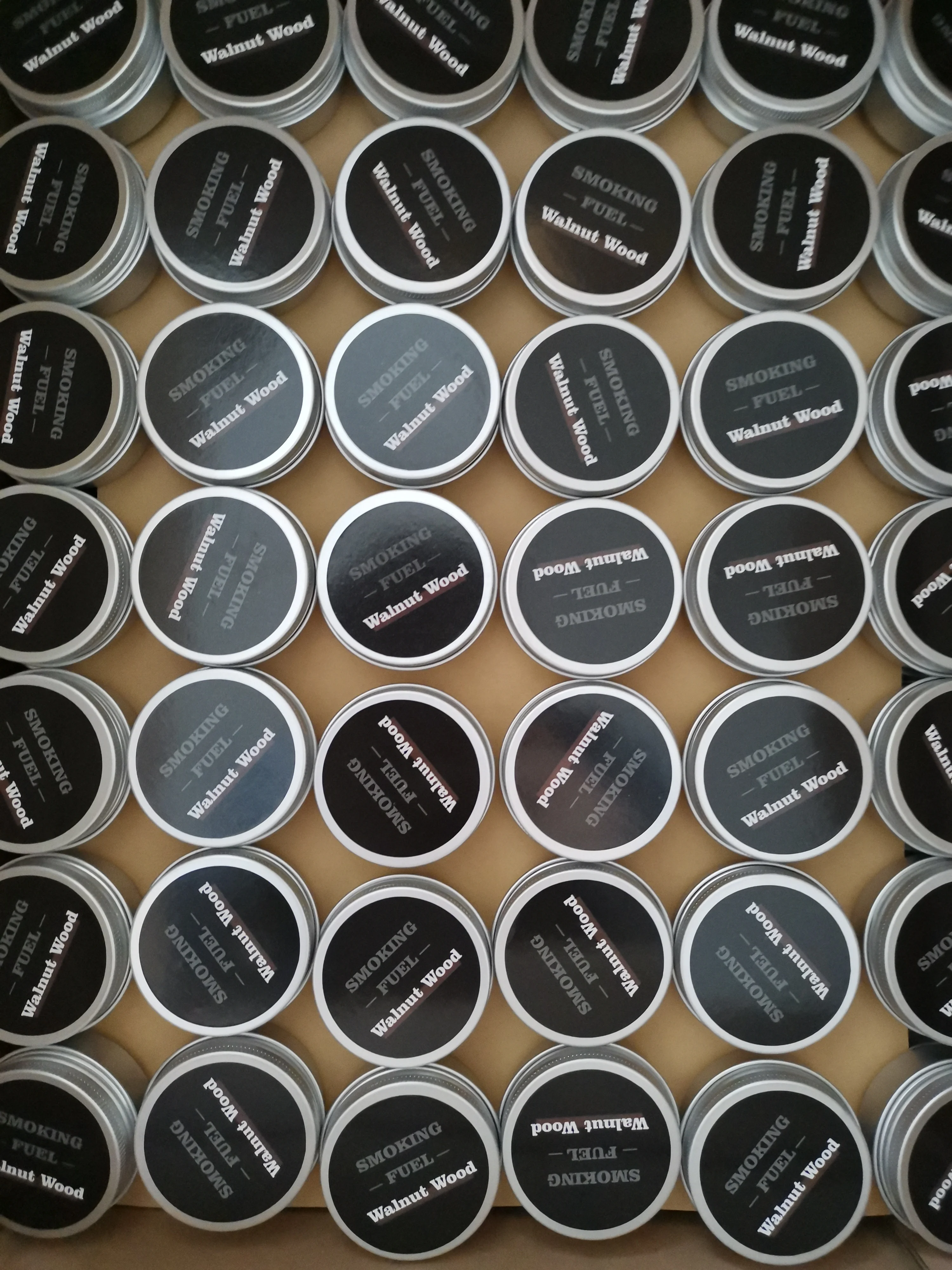 Dry fresh natural wood smoking chips customized labels Cocktail Smoke fuels Smoker oak walnut wood fuel sawdust with gift box