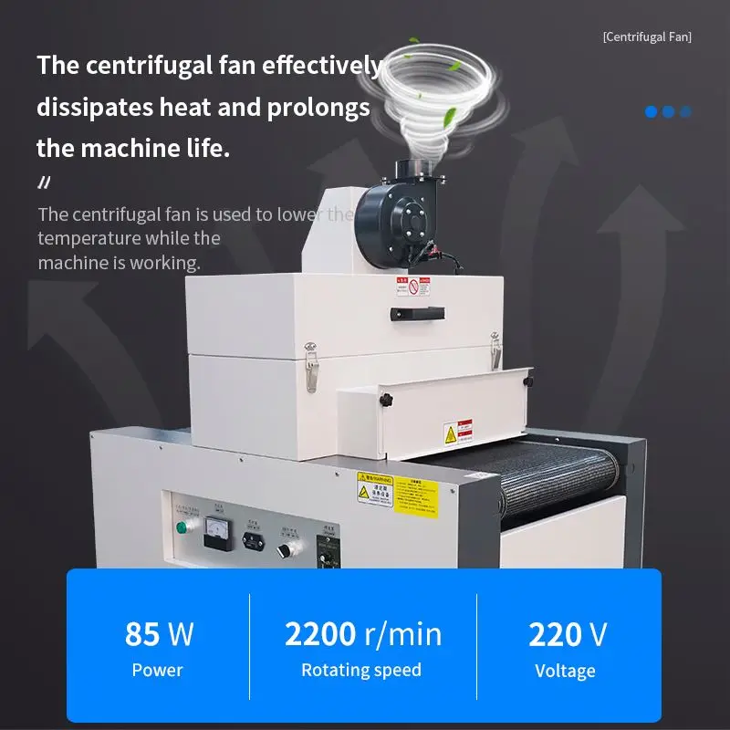 High Quality UV curing machine 3KW high power curing machine small UV glue machine