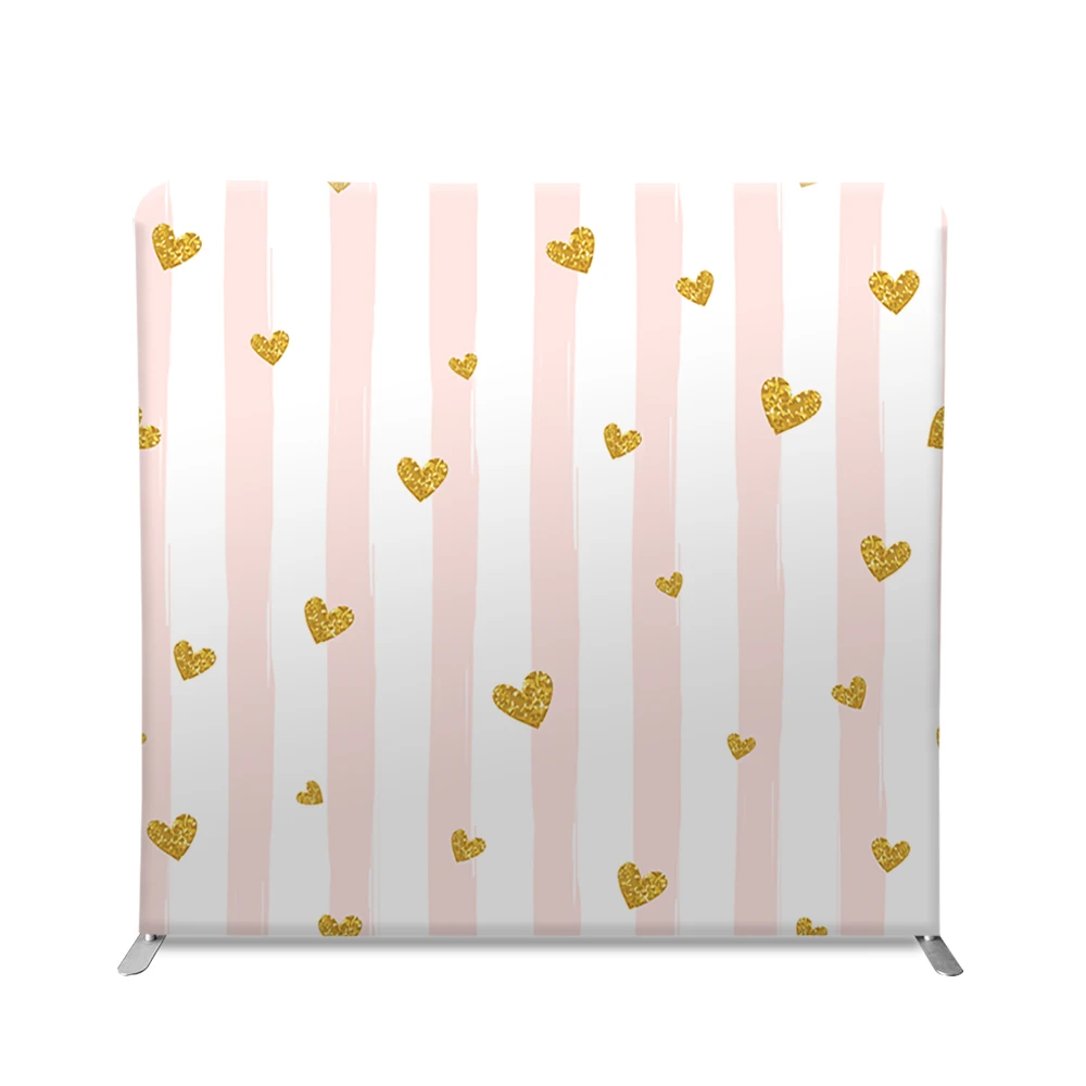 8x8ft rectangle aluminum frame pillow case cover custom photo booth photography backdrop stand