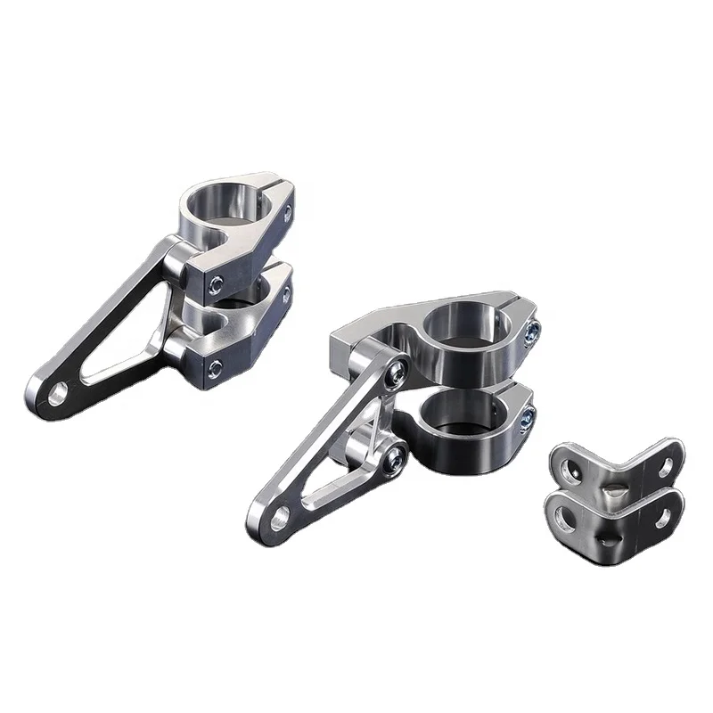 Custom aluminum Parts For For Motorcycle lighting system bracket car accessories 2025 accesorios para moto